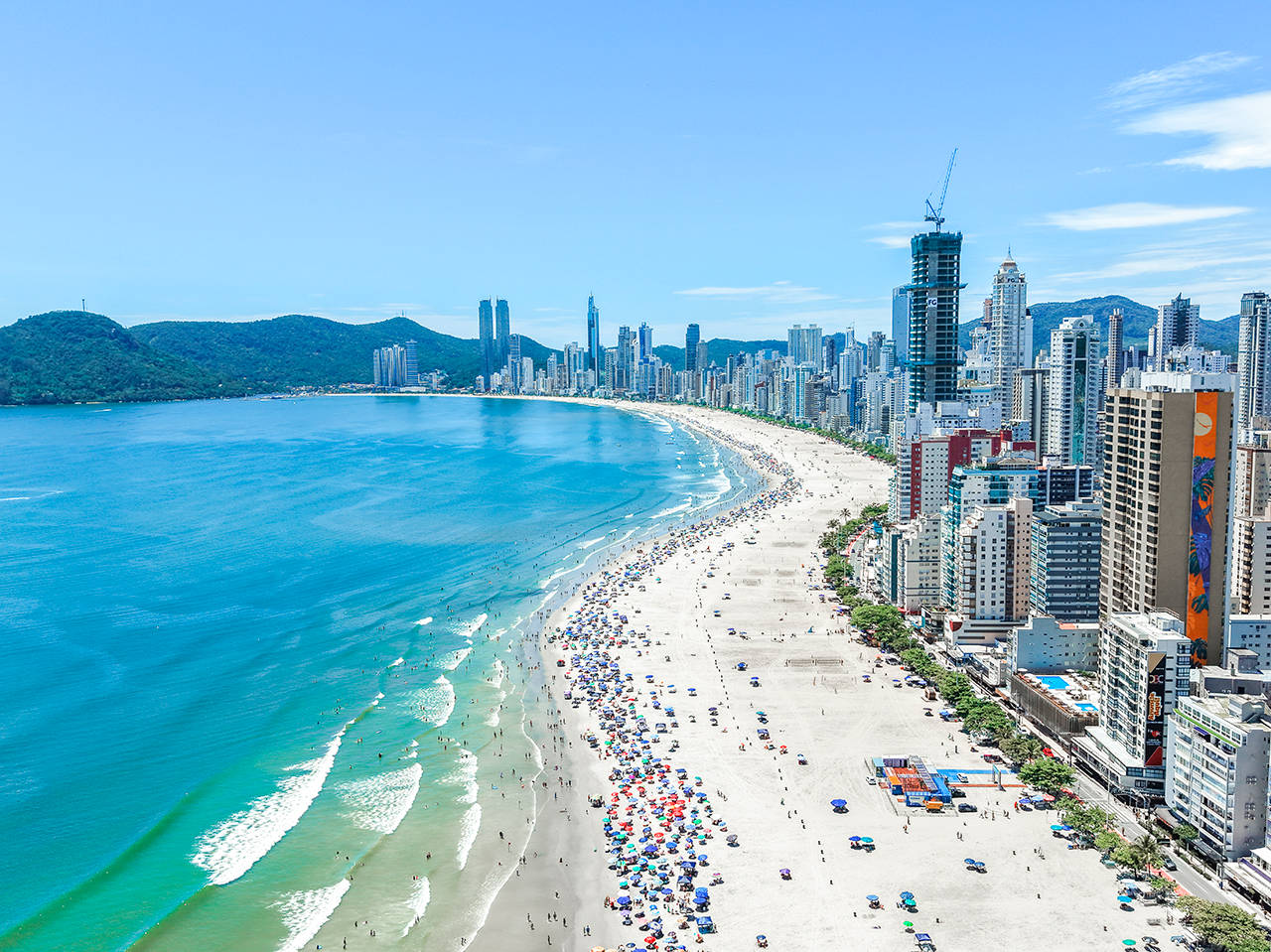 Praia Central de Balneário Camboriú/SC